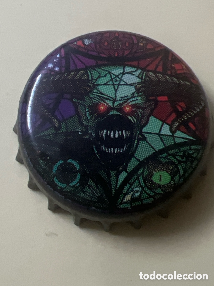 Coleccionismo de cervezas: T4/X17/H4. Chapa Cerveza Iron Maiden Trooper