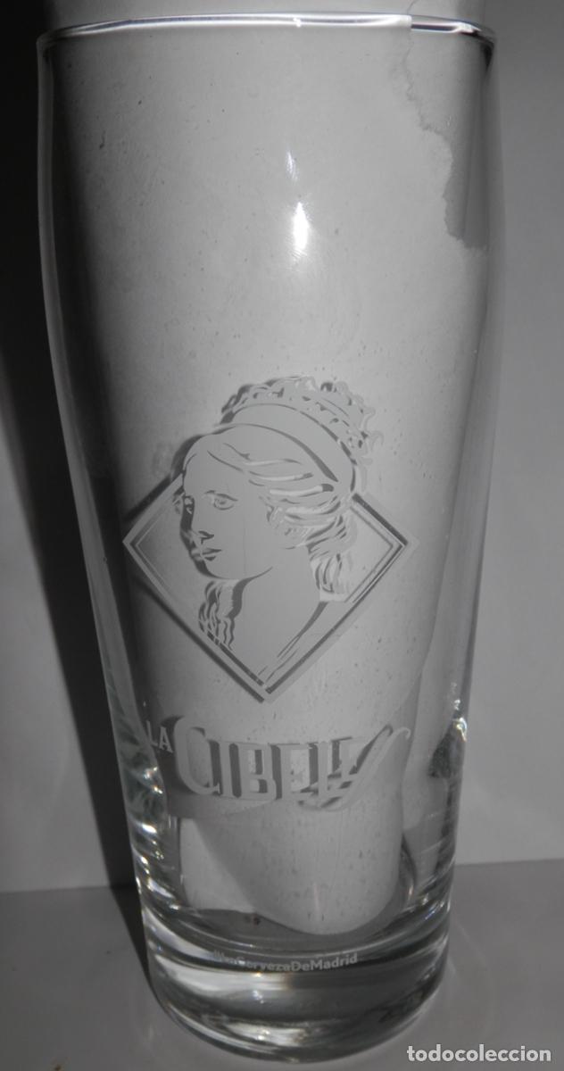Coleccionismo de cervezas: VASO DE LA CERVEZA LA CIBELES - Foto 2