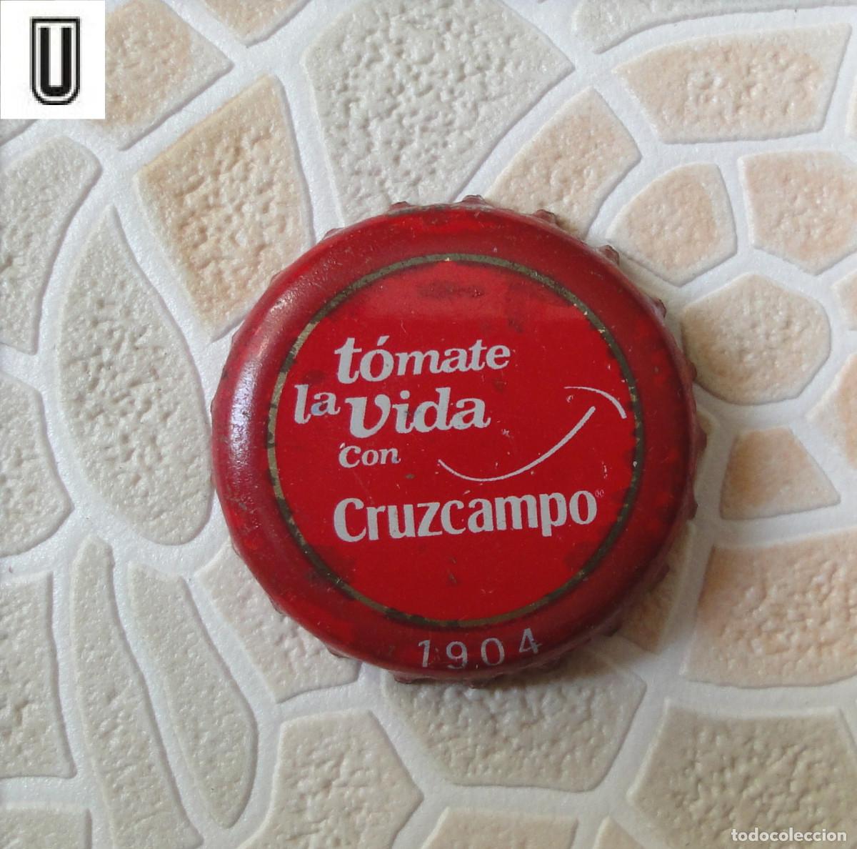 Sammeln von Brauereiartikeln: CHAPAS TAPON CORONA CHAPA CERVEZA CRUZCAMPO TOMATE LA VIDA
