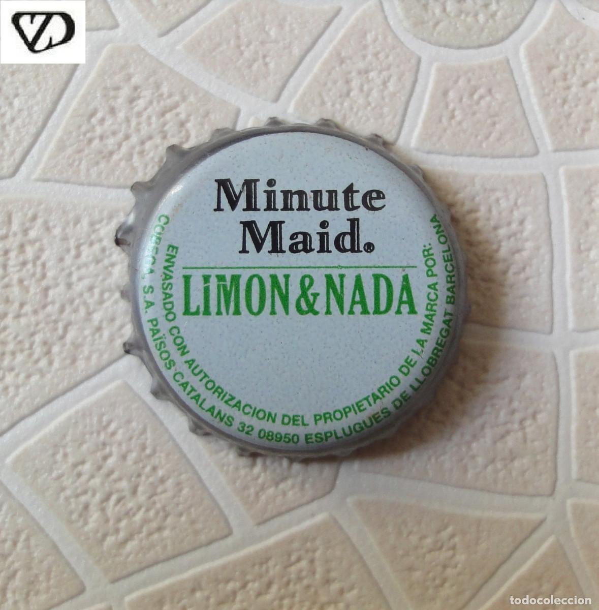 Coleccionismo de cervezas: CHAPAS TAPON CORONA CHAPA ZUMO MINUTE MAID LIMON & NADA