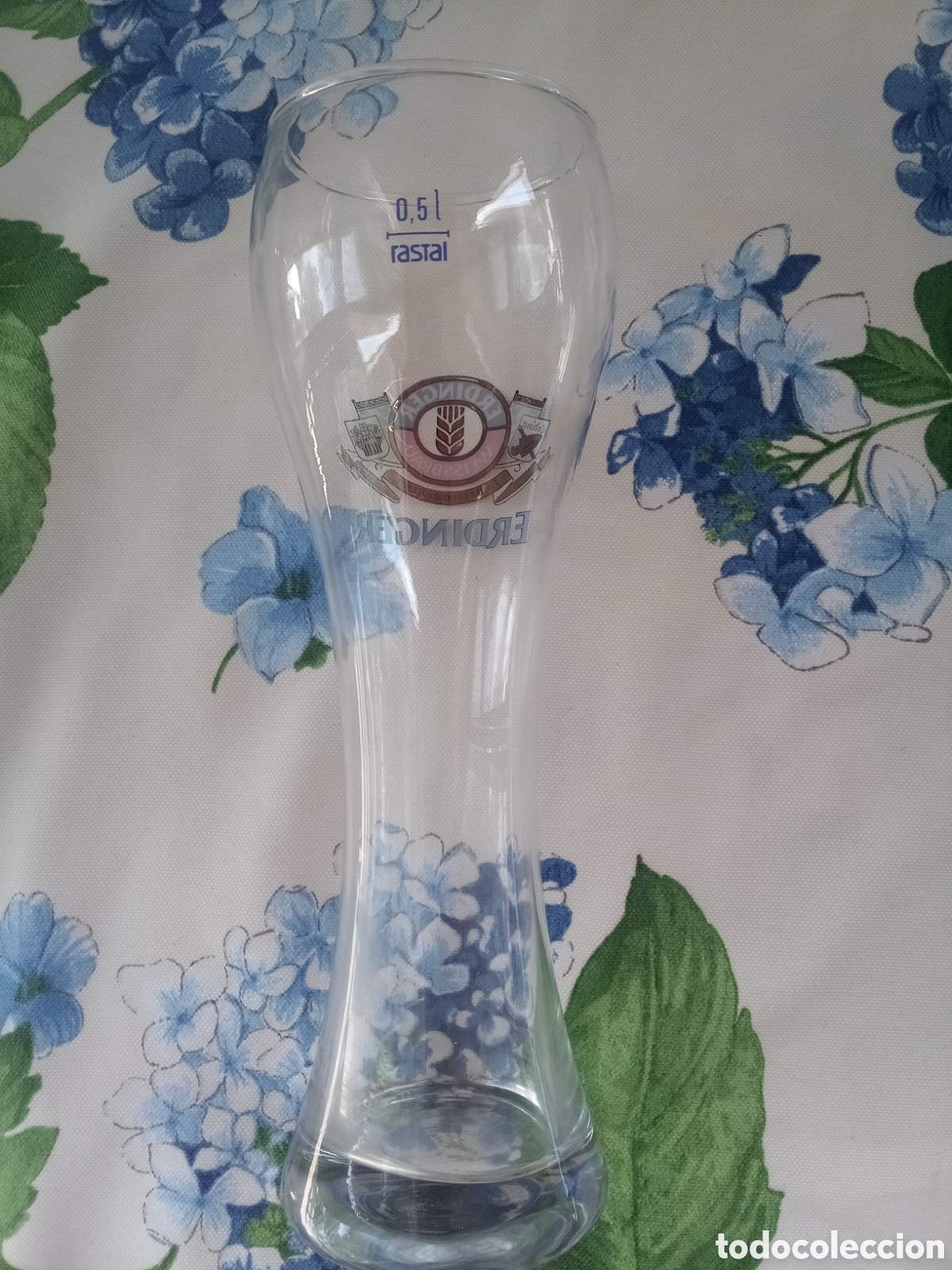 Coleccionismo de cervezas: VASO CERVEZA ERDINGER WEISSBRAU - Foto 4