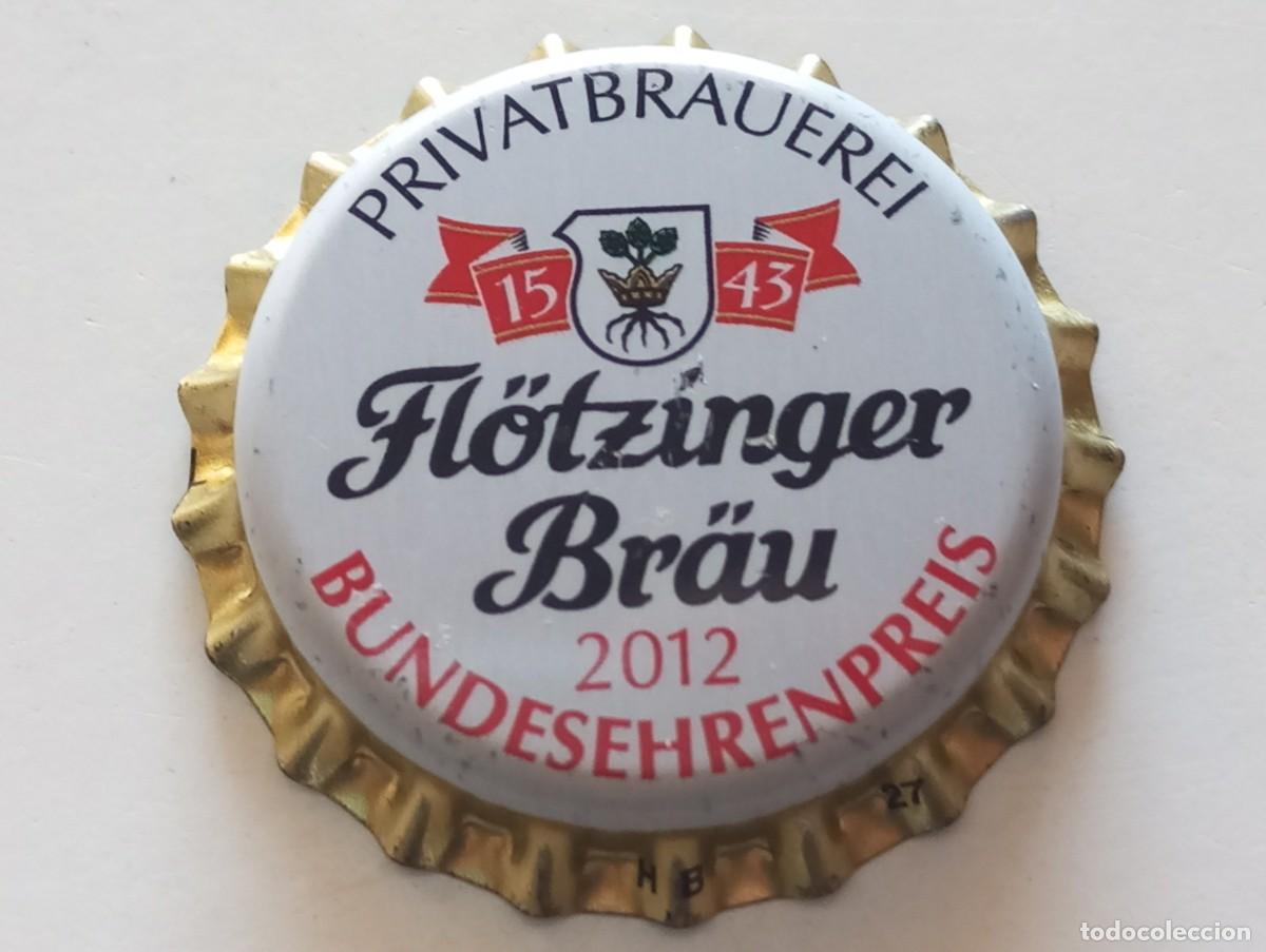 Coleccionismo de cervezas: Chapa tap&oacute;n corona NUEVO cerveza alemana FL&Ouml;TZ&Iacute;NGER BR&Auml;U PRIVATBRAUEREI 1543 BUNDESEHRENPREIS 2012