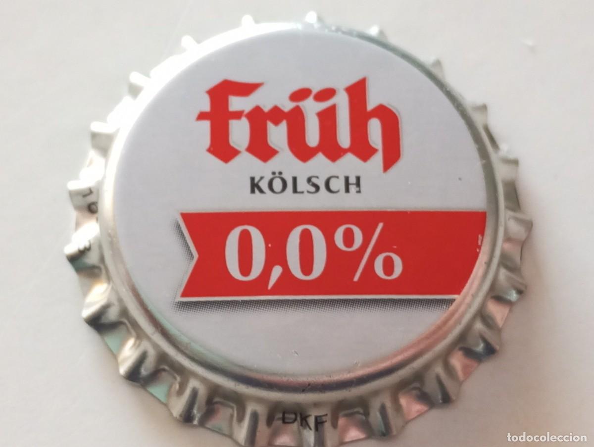Coleccionismo de cervezas: Chapa tap&oacute;n corona NUEVO de la cerveza alemana FR&Uuml;H K&Ouml;LSCH 0,0%