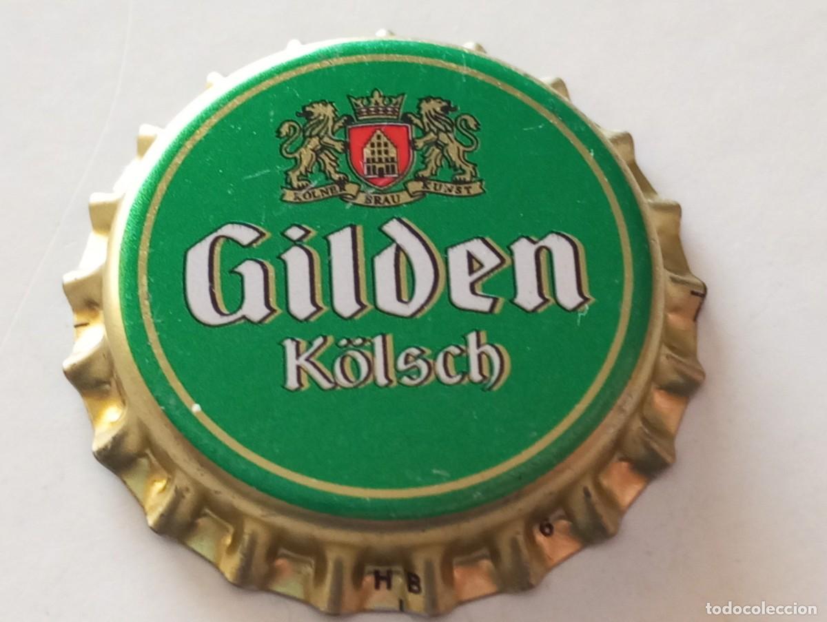 Coleccionismo de cervezas: Chapa tap&oacute;n corona NUEVO de la cerveza alemana GILDEN K&Ouml;LSCH