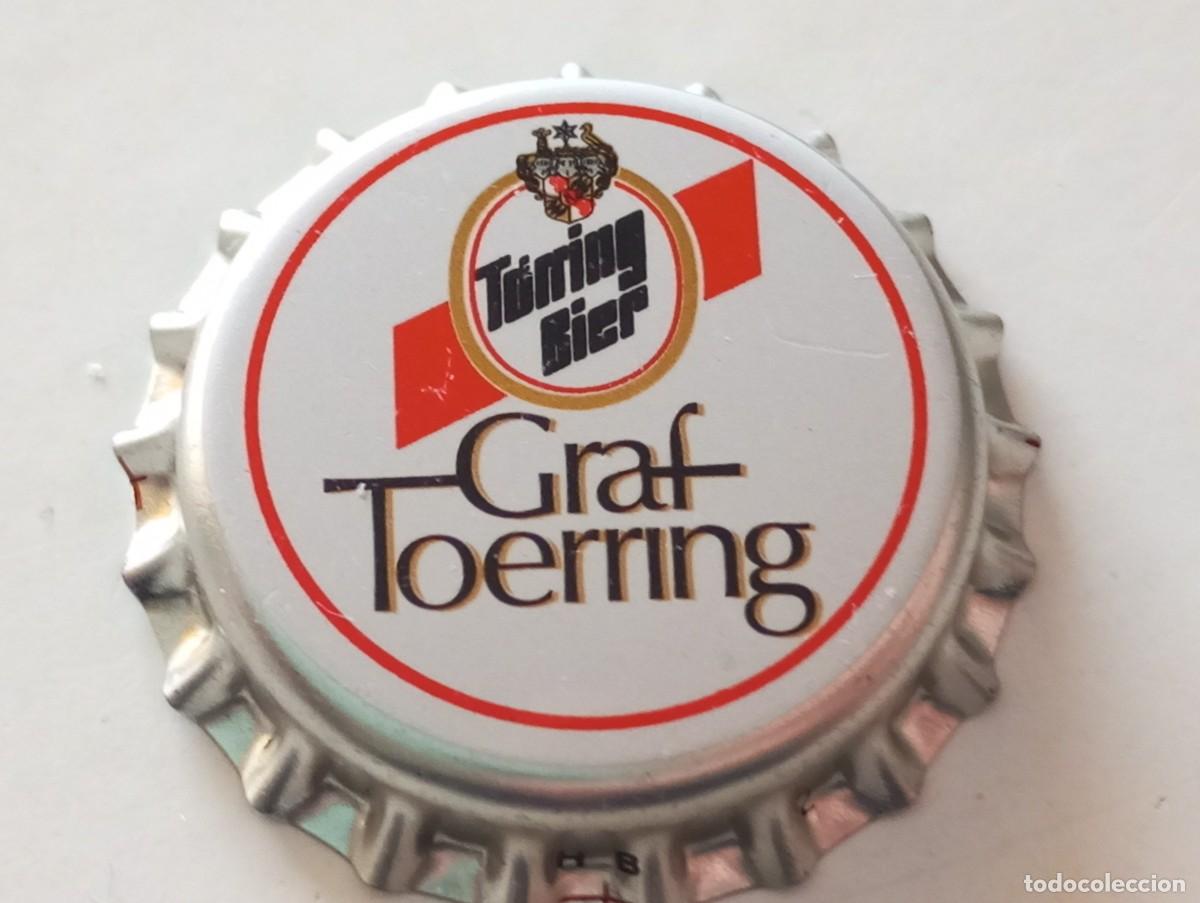 Coleccionismo de cervezas: Chapa tap&oacute;n corona NUEVO de la cerveza alemana GRAF TOERRING