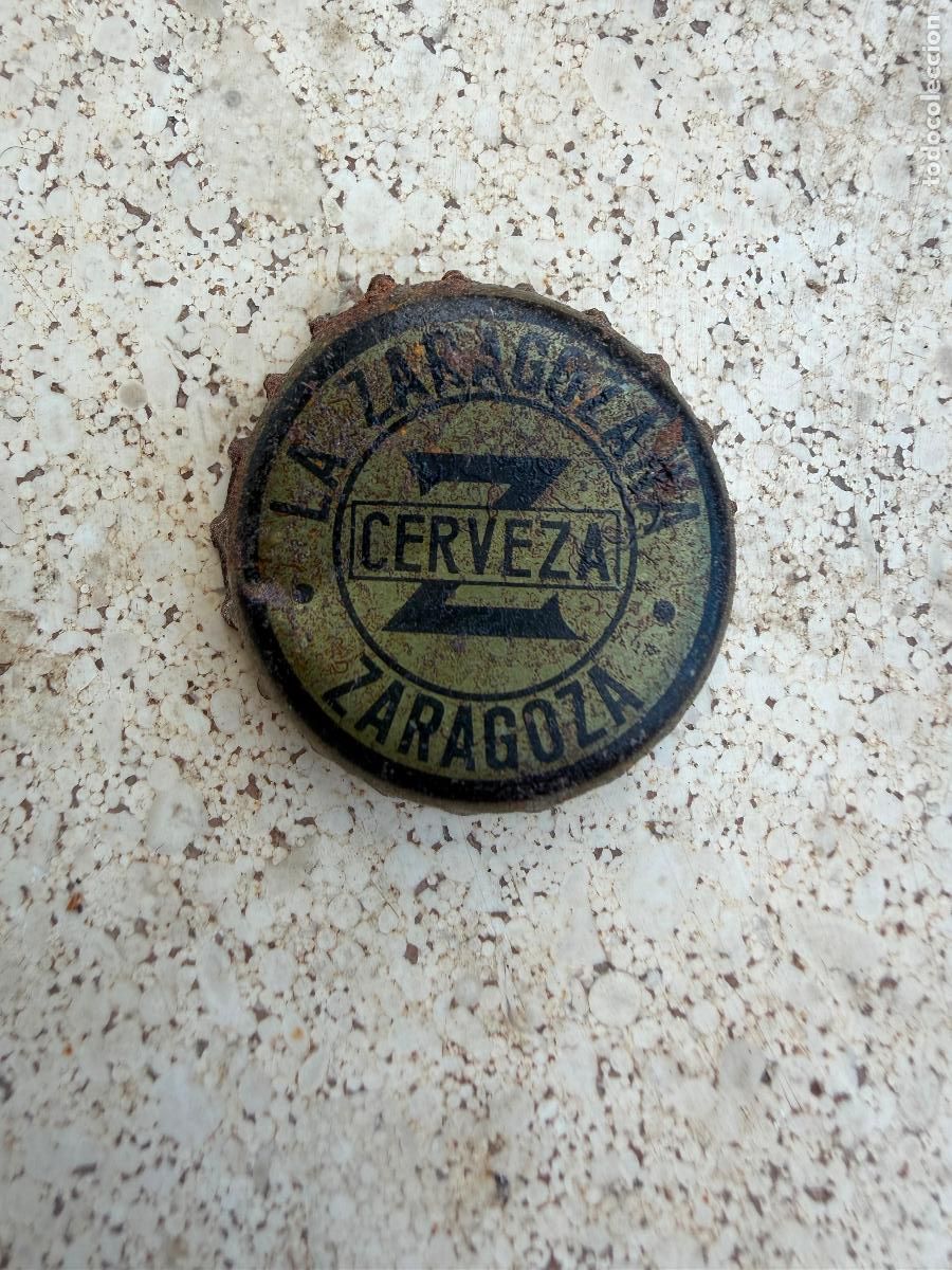 Coleccionismo de cervezas: Chapa corona cerveza la zaragozana