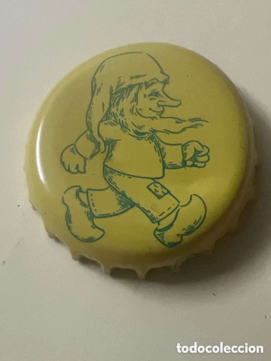 Coleccionismo de cervezas: T4/X14/F5. Capsule Jaune Bi&egrave;re CHOUFFE Belgique