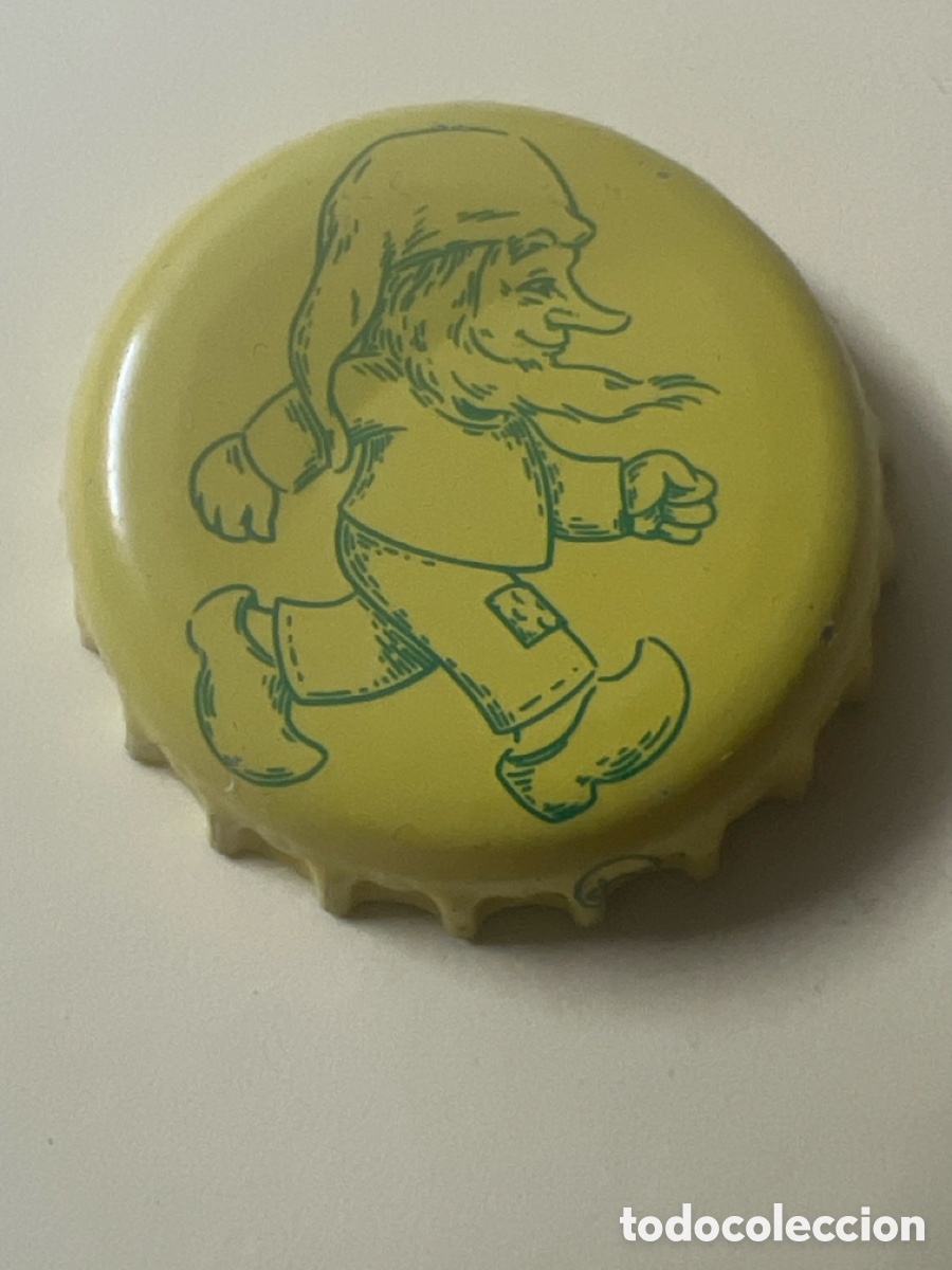 Coleccionismo de cervezas: T4/X14/G4. Capsule Jaune Bi&egrave;re CHOUFFE Belgique