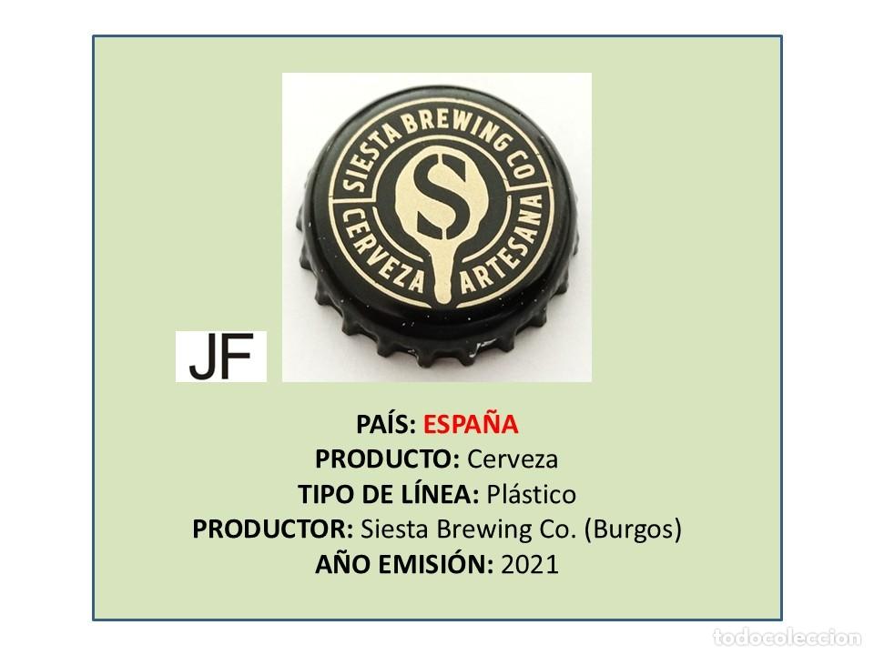 Coleccionismo de cervezas: TAPON CORONA CAPSULA CHAPA CERVEZA SIESTA (ESPA&Ntilde;A)