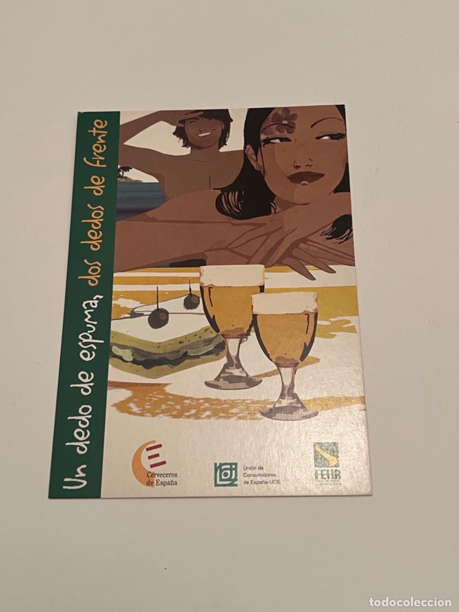 Coleccionismo de cervezas: Postal de cerveza CERVECEROS DE ESPA&Ntilde;A
