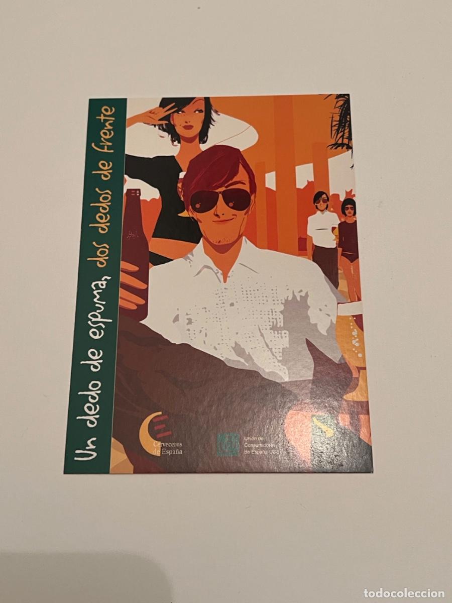 Coleccionismo de cervezas: Postal de cerveza CERVECEROS DE ESPA&Ntilde;A