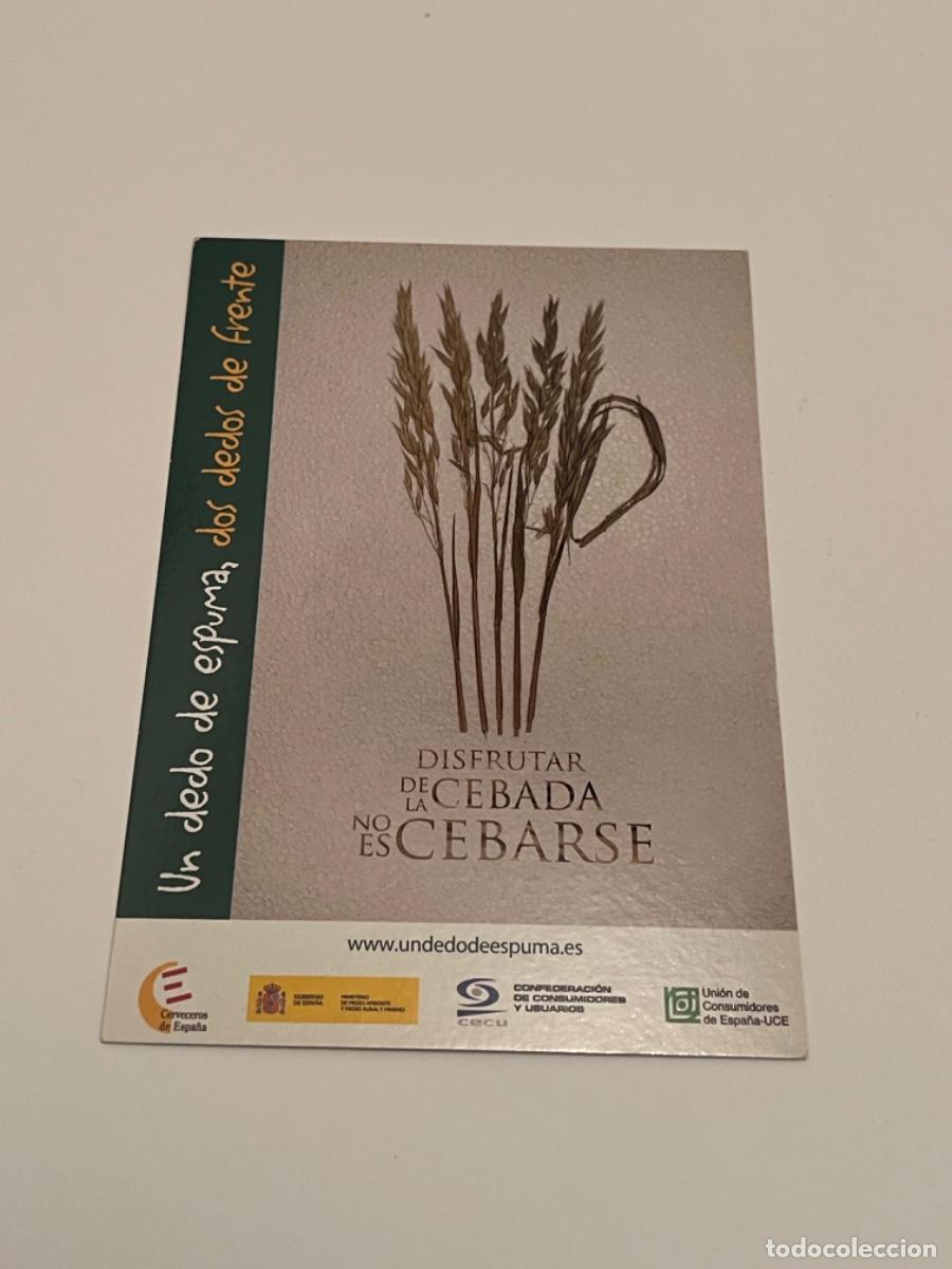 Coleccionismo de cervezas: Postal de cerveza CERVECEROS DE ESPA&Ntilde;A