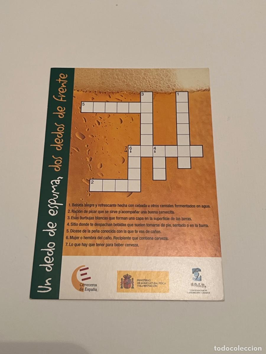 Coleccionismo de cervezas: Postal de cerveza CERVECEROS DE ESPA&Ntilde;A