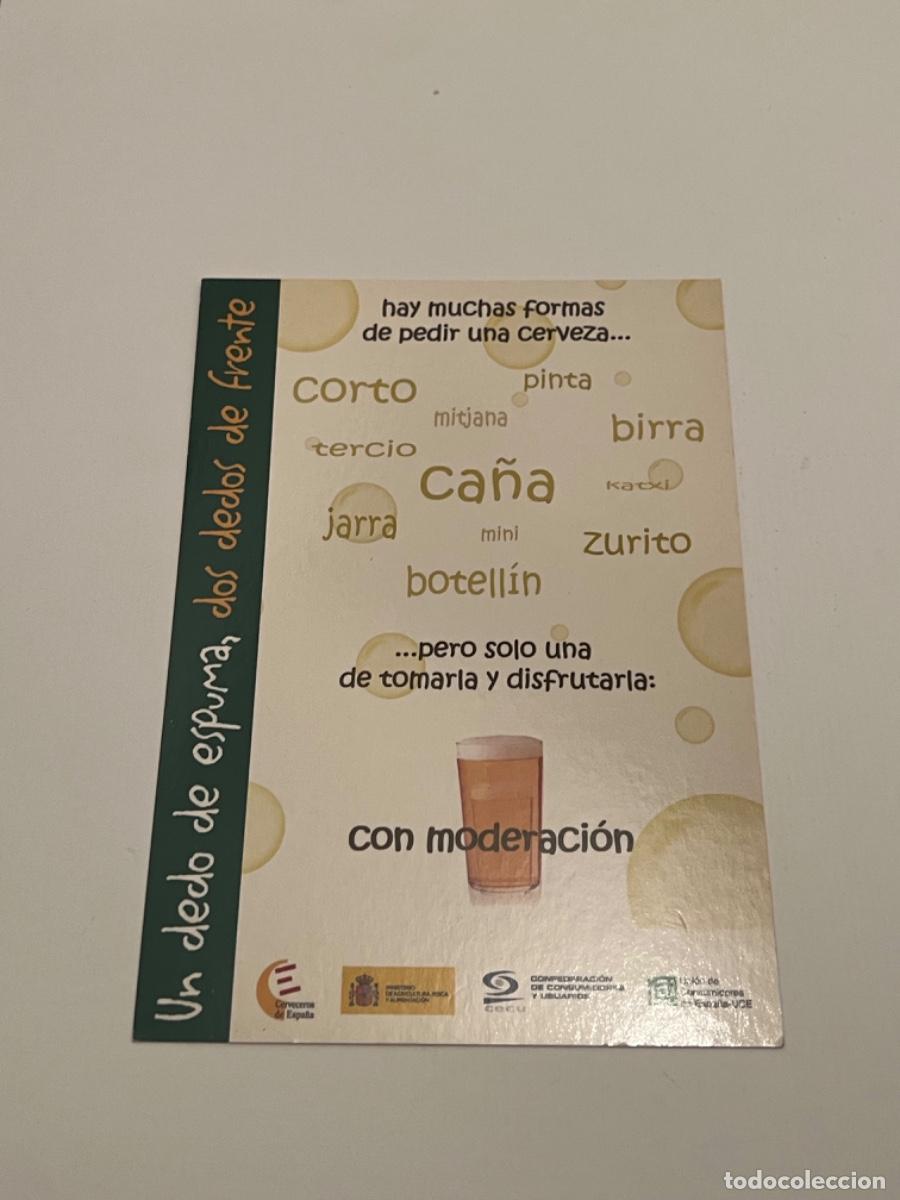 Coleccionismo de cervezas: Postal de cerveza CERVECEROS DE ESPA&Ntilde;A