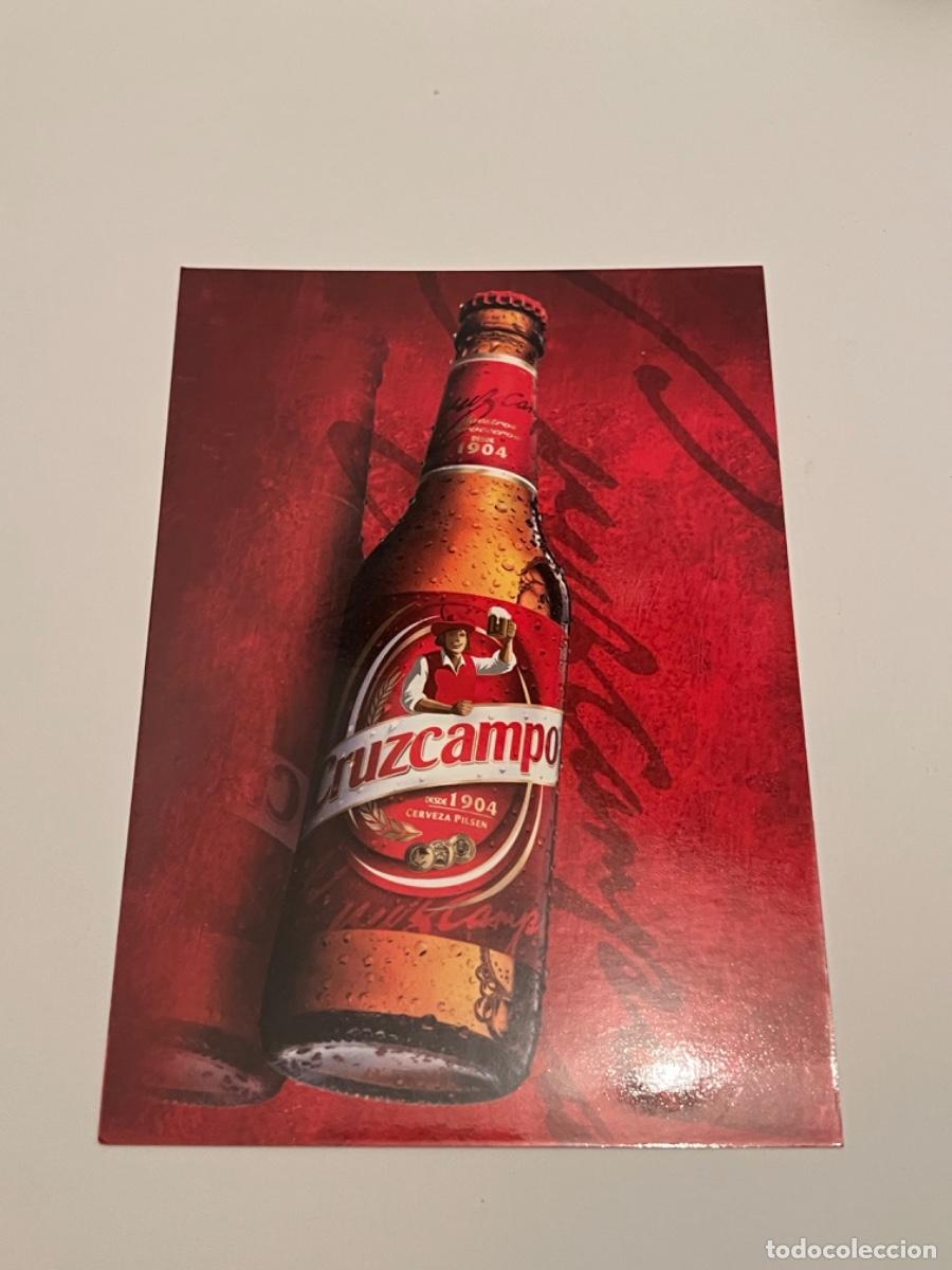 Coleccionismo de cervezas: Postal de cerveza CRUZCAMPO