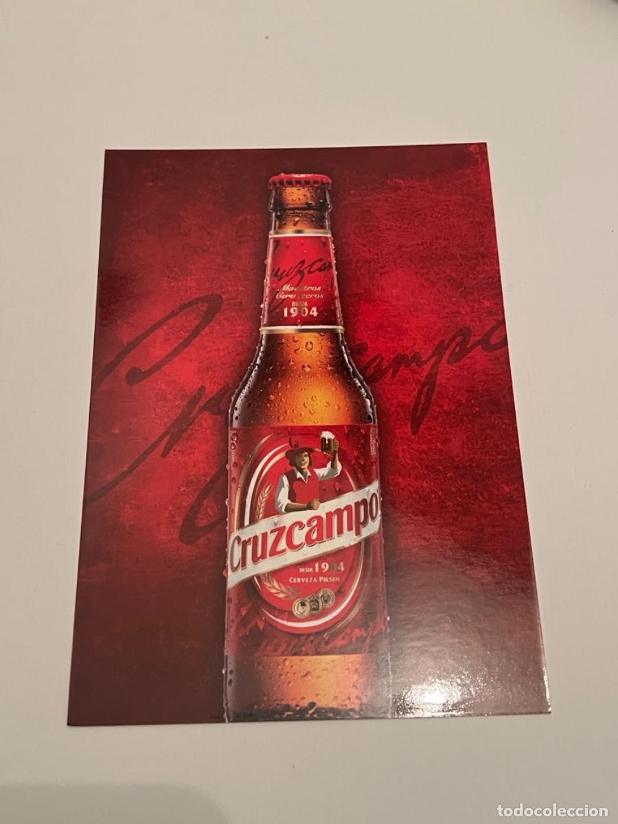 Coleccionismo de cervezas: Postal de cerveza CRUZCAMPO