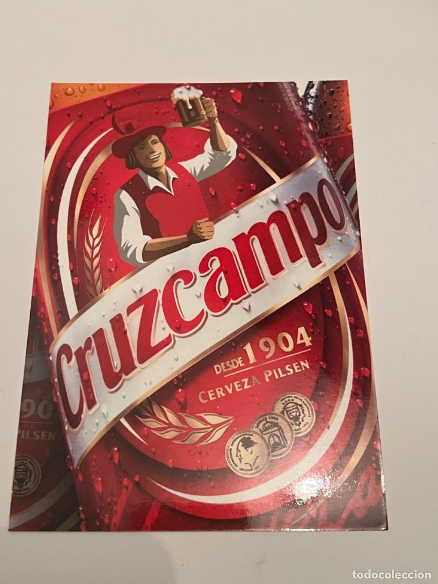 Coleccionismo de cervezas: Postal de cerveza CRUZCAMPO