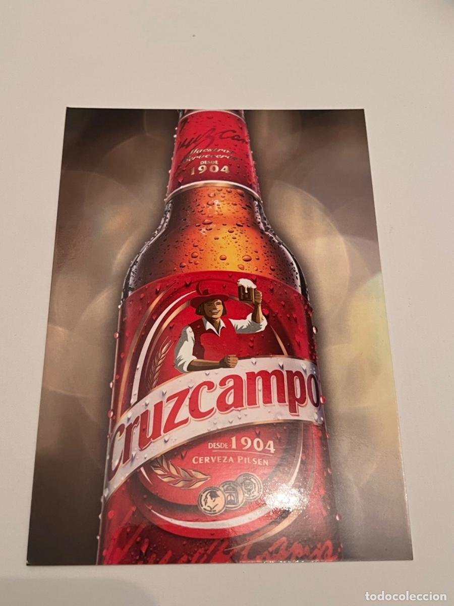Coleccionismo de cervezas: Postal de cerveza CRUZCAMPO