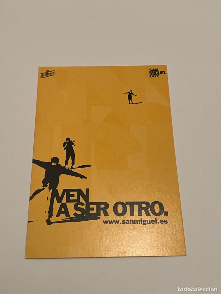 Coleccionismo de cervezas: Postal de cerveza SAN MIGUEL