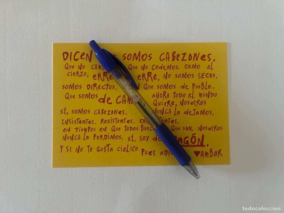 Coleccionismo de cervezas: Postal de cerveza AMBAR