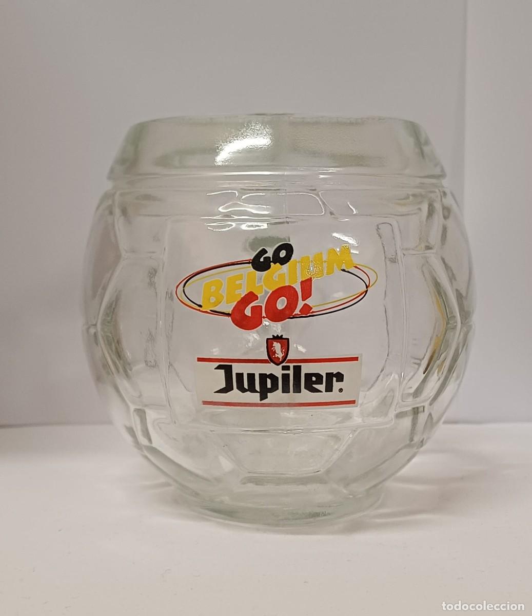 Coleccionismo de cervezas: Jarra Jupiler Go Belgium Go! edi Mundial 2018