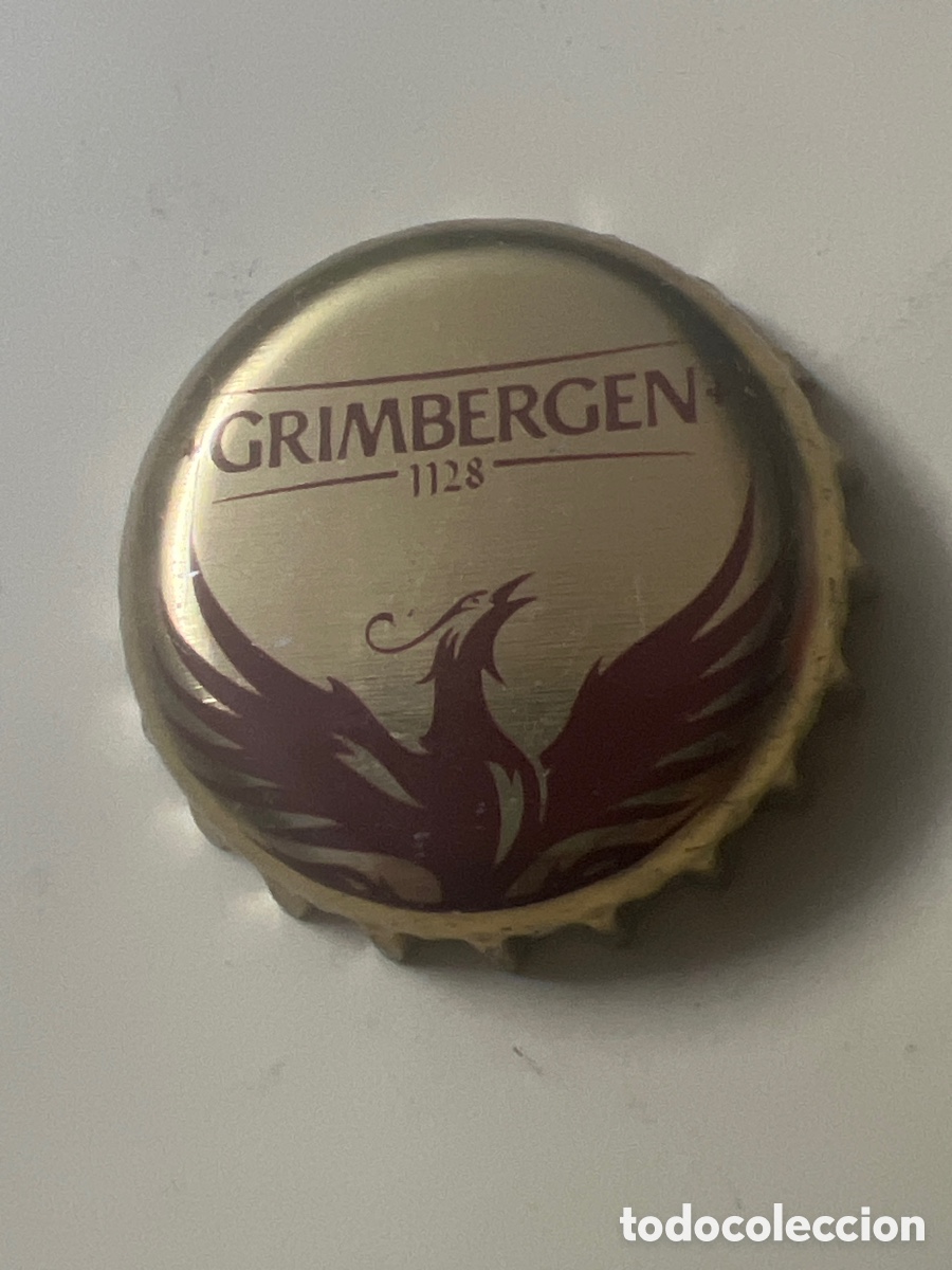 Coleccionismo de cervezas: T4/X30/39. chapa tap&oacute;n corona de cerveza, grimbergen.