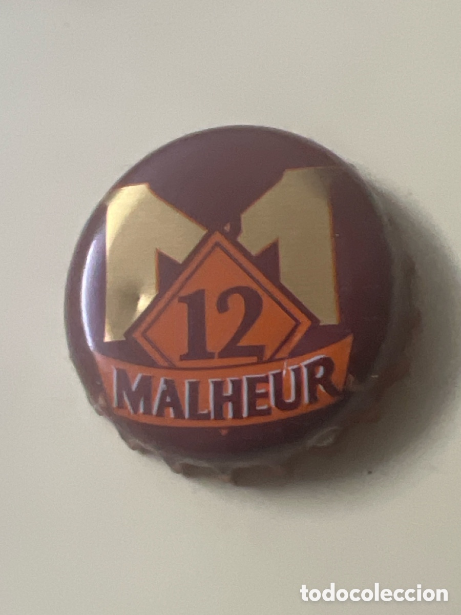 Coleccionismo de cervezas: T4/X30/40. TAPON CORONA CAPSULA CHAPA CERVEZA MALHEUR (B&Eacute;LGICA)