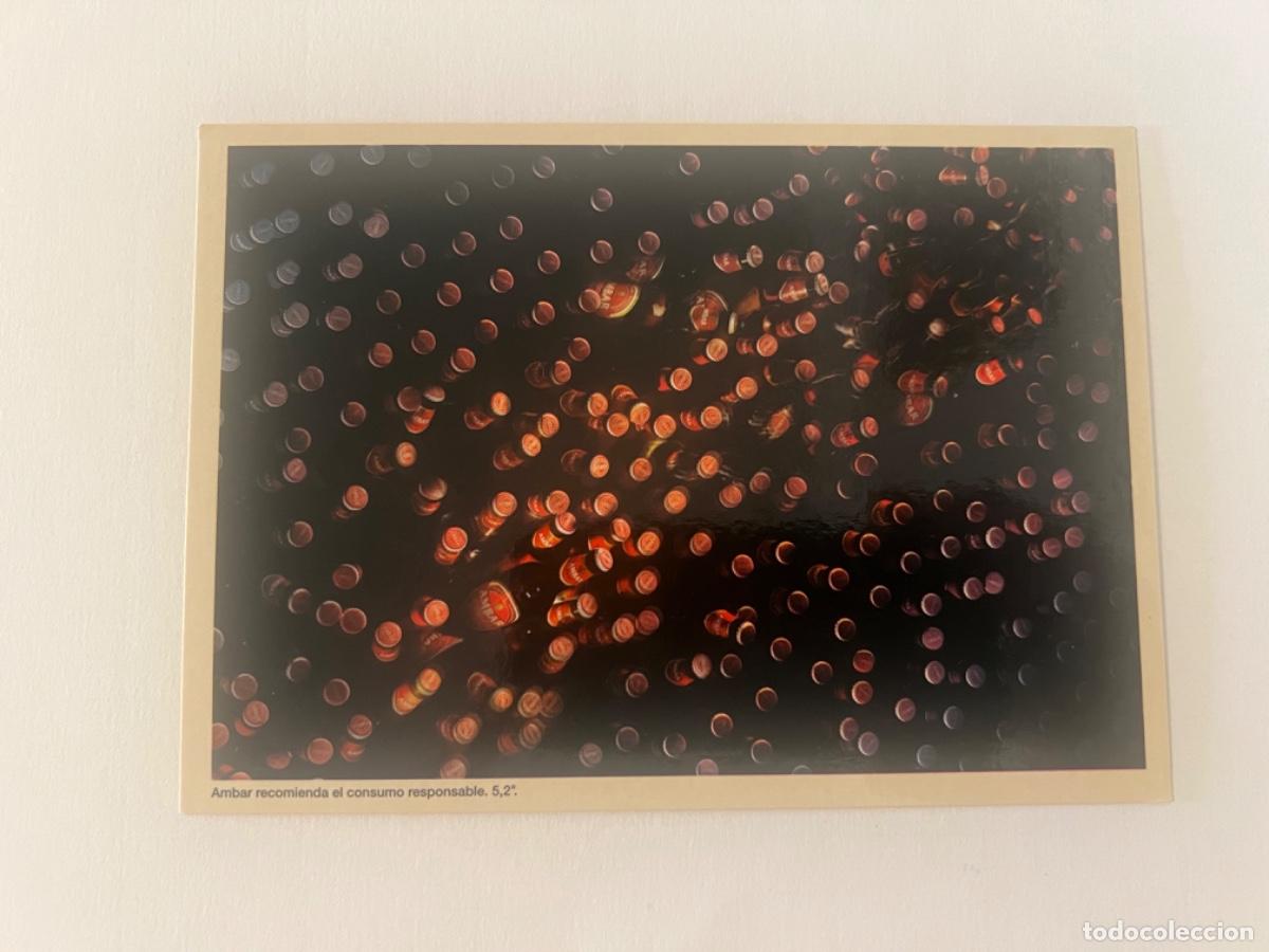 Coleccionismo de cervezas: Postal de cerveza PONTE AMBAR LA ZARAGOZANA EXPO 2008