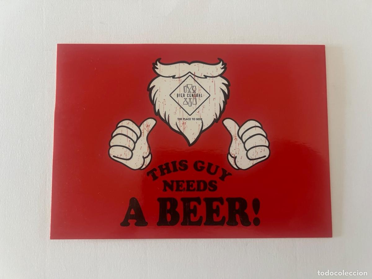 Coleccionismo de cervezas: Postal cerveza cervecera BIER CENTRAL