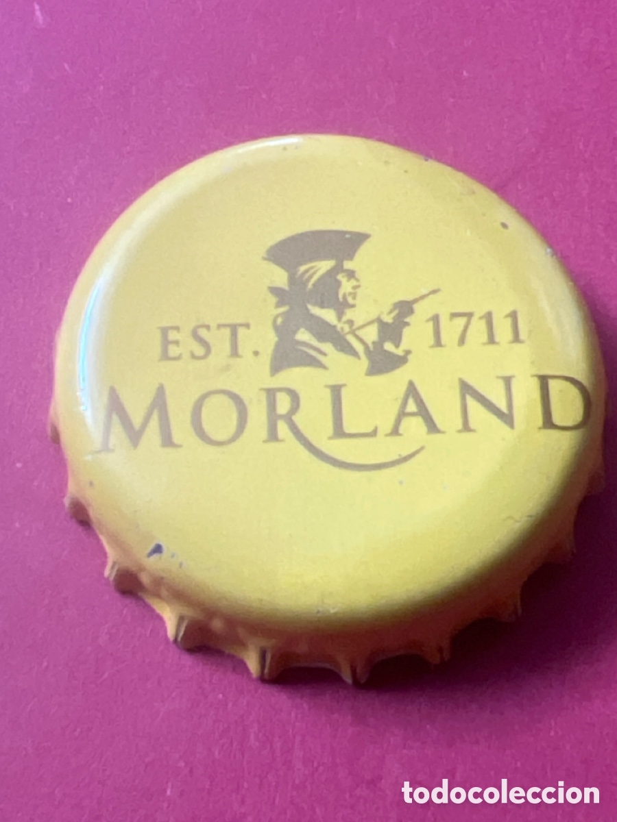 Coleccionismo de cervezas: Q398. TAPON CORONA CAPSULA CHAPA CERVEZA MORLAND (REINO UNIDO)