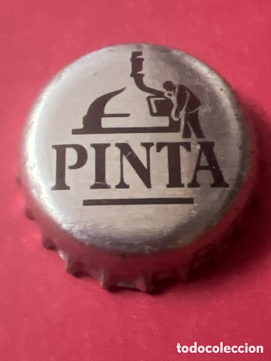 Coleccionismo de cervezas: E462. Chapa tap&oacute;n corona de la cerveza polaca PINTA