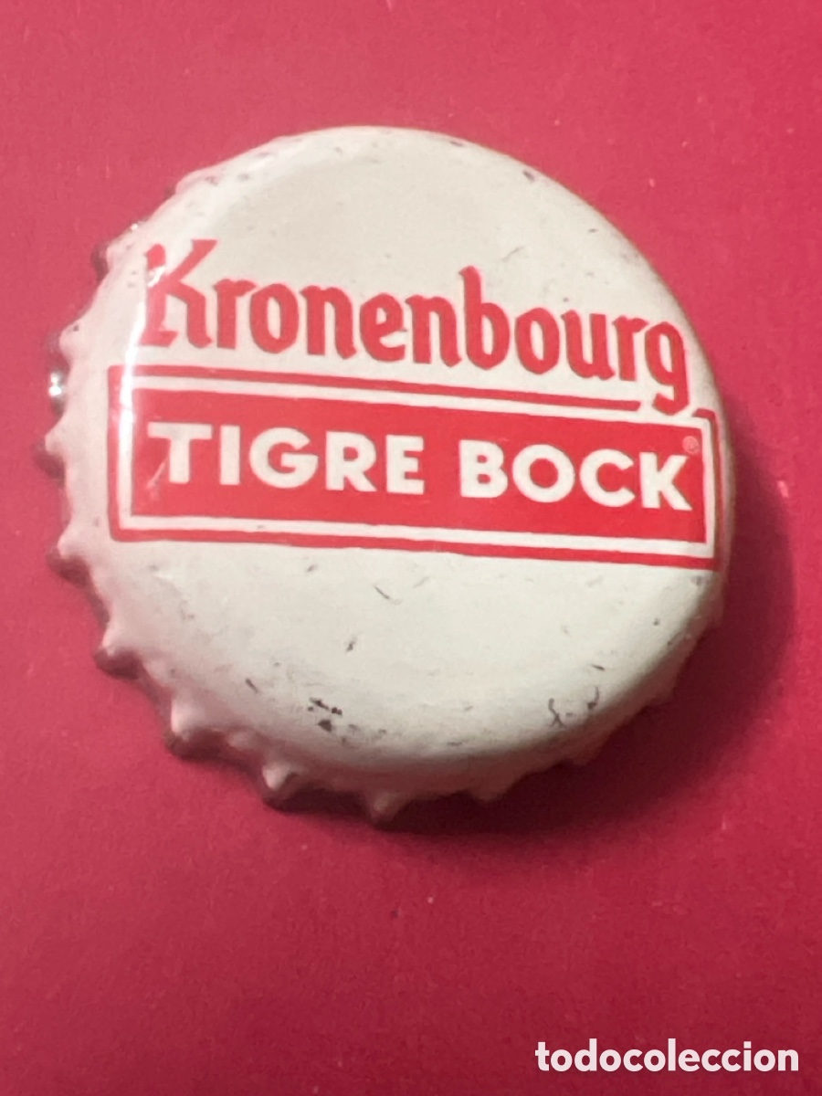 Coleccionismo de cervezas: E543. Chapa Cerveza Kronenbourg Tigre Bock