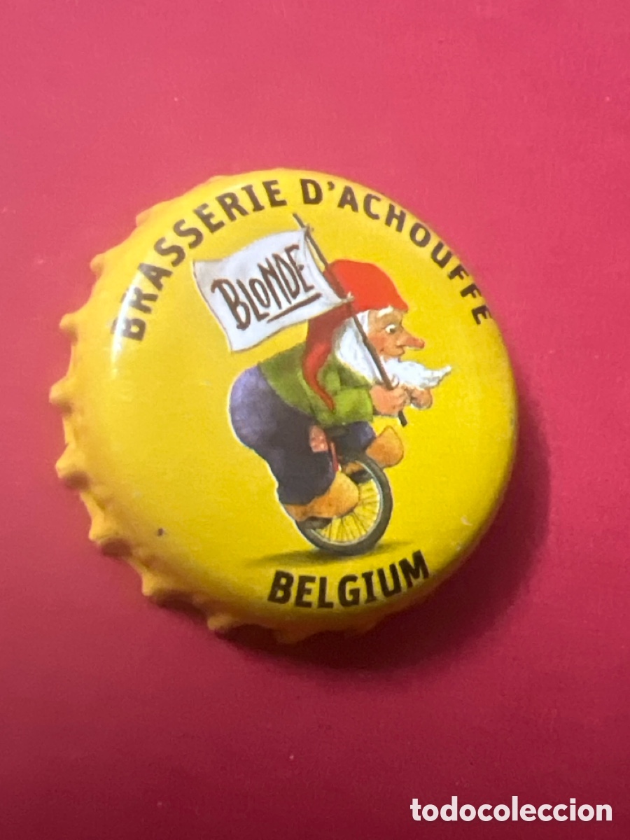 Coleccionismo de cervezas: E632. CHAPA DE CERVEZA BELGA BRASSERIE D'ACHOUFFE - BEBIDA - B&Eacute;LGICA
