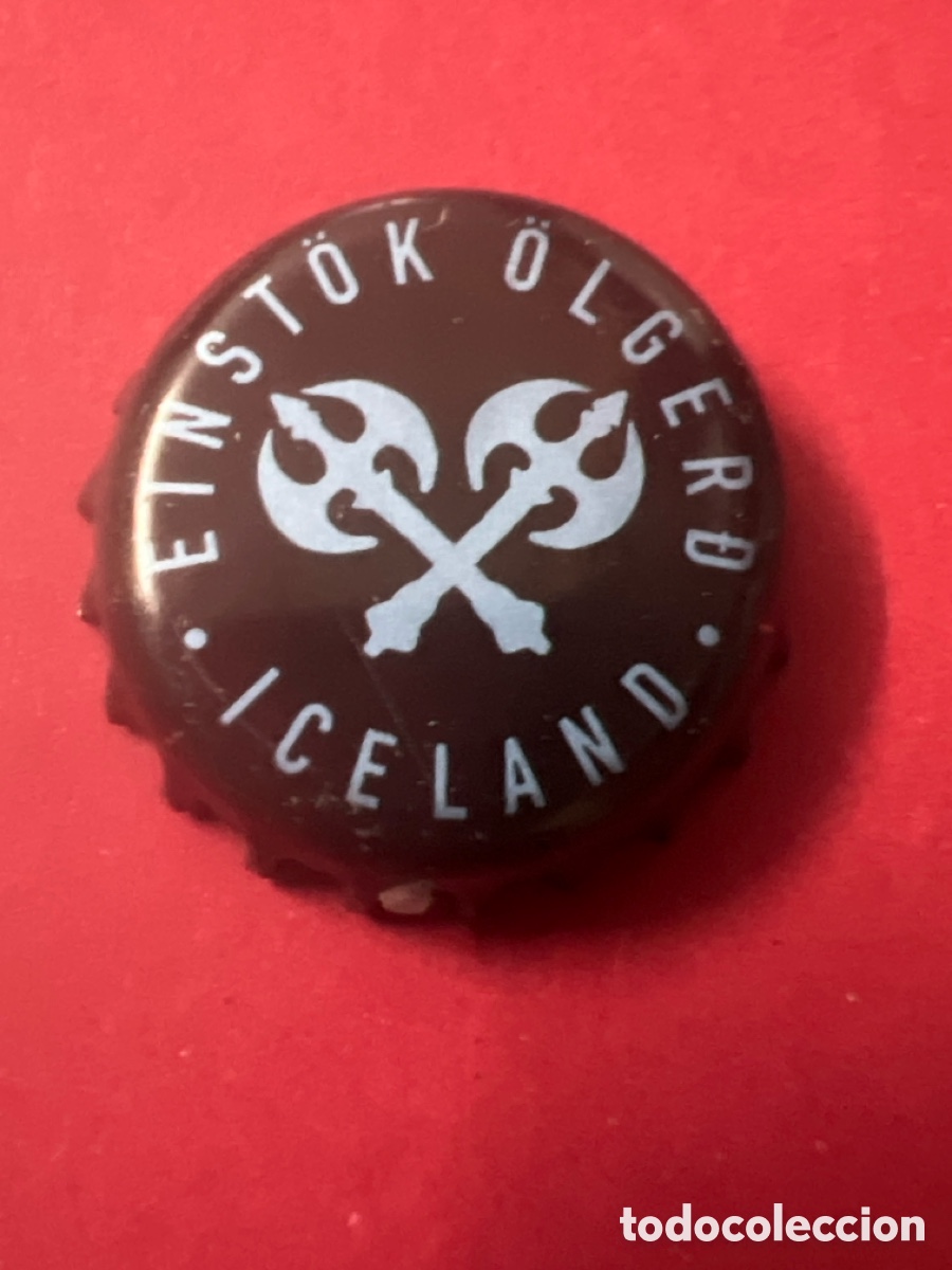 Coleccionismo de cervezas: E225. CHAPA CERVEZA - AKUREYRI - Einst&ouml;k &Ouml;lgerd Einst&ouml;k &Ouml;lgerd - ICELAND