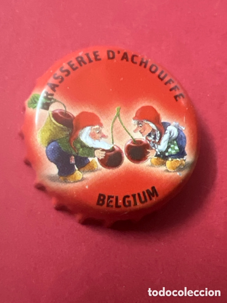 Coleccionismo de cervezas: H515. Chapa Cerveza BRAS. D'ACHOUFFE Cerise - B&Eacute;LGICA xapa kronkorken tappi bottle cap capsule