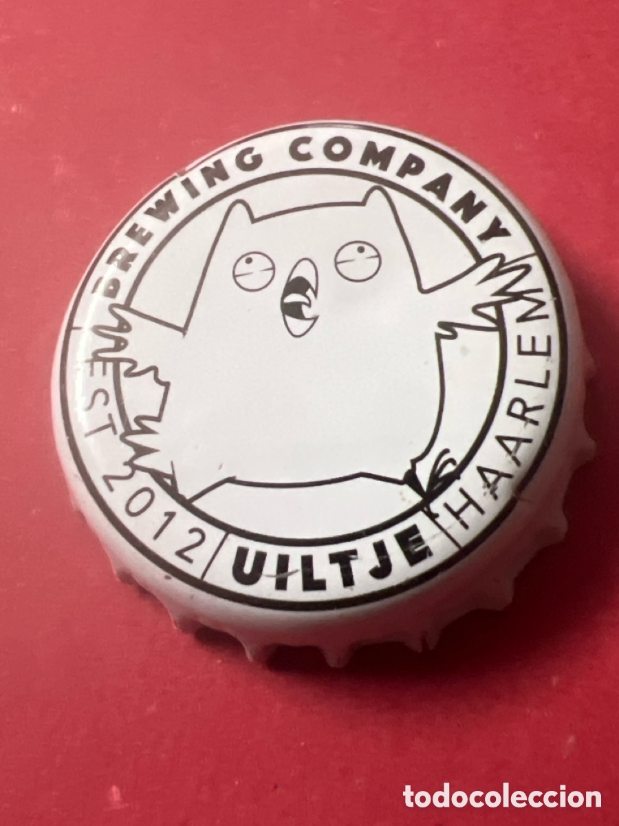 Coleccionismo de cervezas: T744. CHAPA CERVEZA - Brewing Company Uiltje est 2012 Haarlem