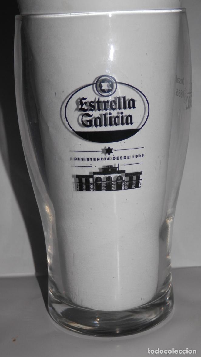Coleccionismo de cervezas: VASO ESTRELLA GALICIA - Foto 1