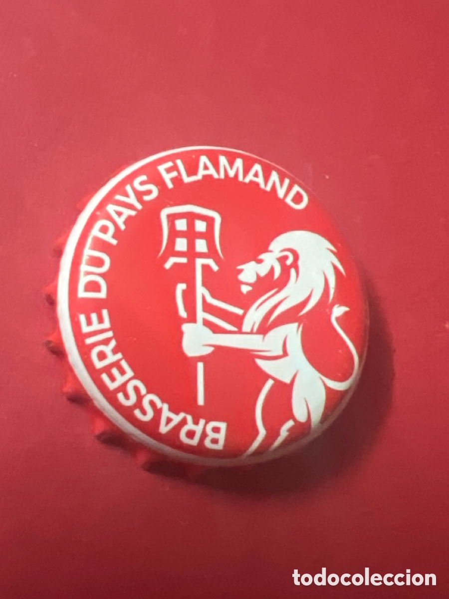 Coleccionismo de cervezas: E715. TAP&Oacute;N CORONA GARAGARDOA CHAPA CERVEZA BIERE ARTESANA ANOSTEKE FRANCIA