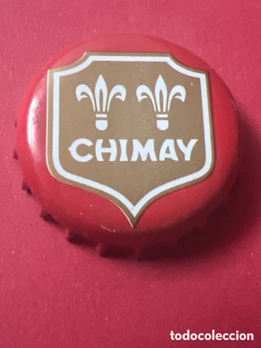 Coleccionismo de cervezas: E1049. CHAPA TAPON CERVEZA DE BELGICA CHIMAY TAPON ROJO