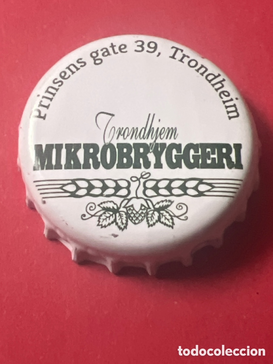 Coleccionismo de cervezas: E1054. CHAPA CERVEZA - Trondhjem Mikrobryggeri - NORUEGA