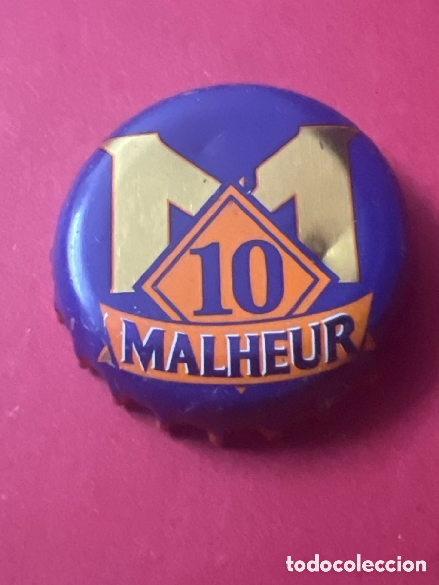 Coleccionismo de cervezas: E1067. TAPON CORONA CAPSULA CHAPA CERVEZA MALHEUR (B&Eacute;LGICA)