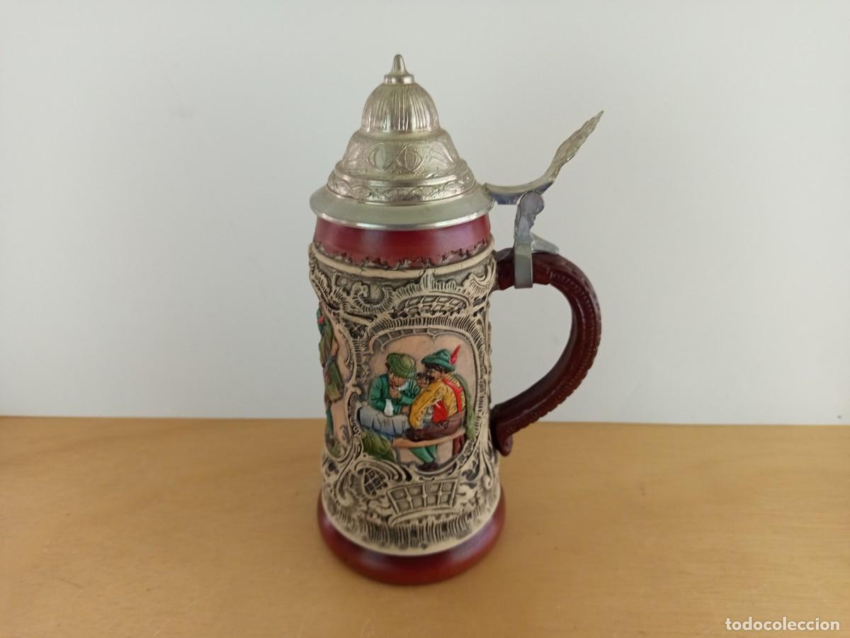 Coleccionismo de cervezas: Jarra de cerveza alemana .Alemania occidental vintage