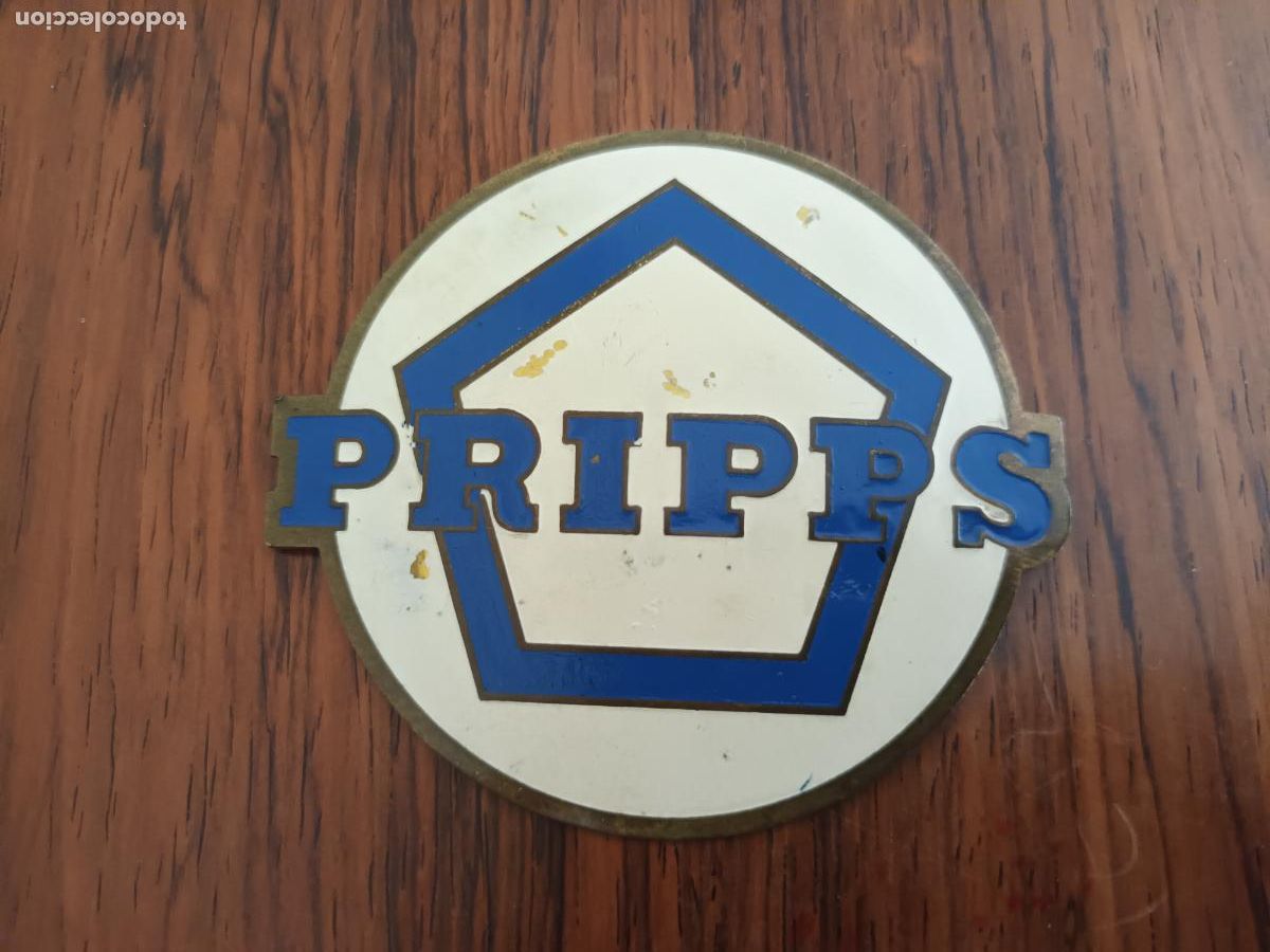 Coleccionismo de cervezas: INSIGNIA CERVEZA PRIPPS. REPRESENTANTE. Palma Mallorca