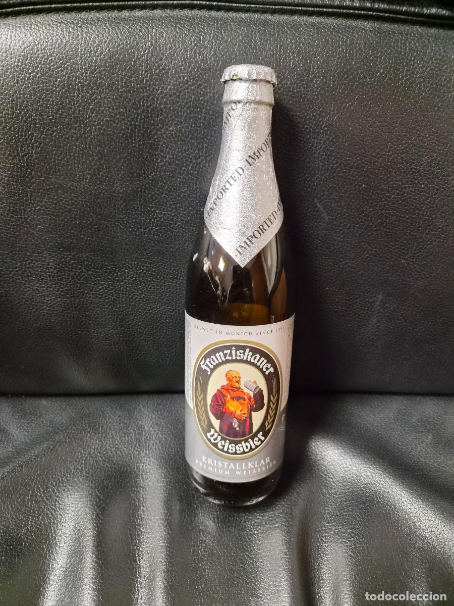 Coleccionismo de cervezas: BOTELLA CERVEZA VACIA FRANZISHANER WEISBIER KRISTALKLAR