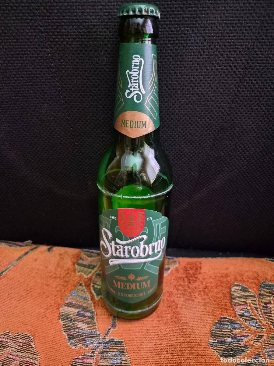 Coleccionismo de cervezas: BOTELLA CERVEZA VACIA STAROBRNO MEDIUM - REP. CHECA