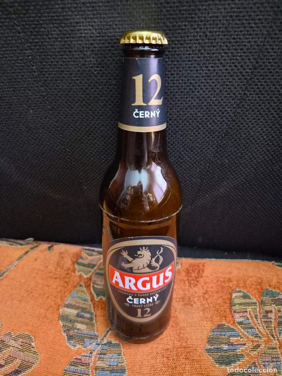 Coleccionismo de cervezas: BOTELLA CERVEZA VACIA ARGUS CERNY 12 - REP. CHECA