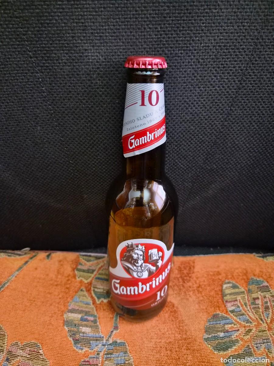 Coleccionismo de cervezas: BOTELLA CERVEZA VACIA GAMBRINUS 10 - REP. CHECA