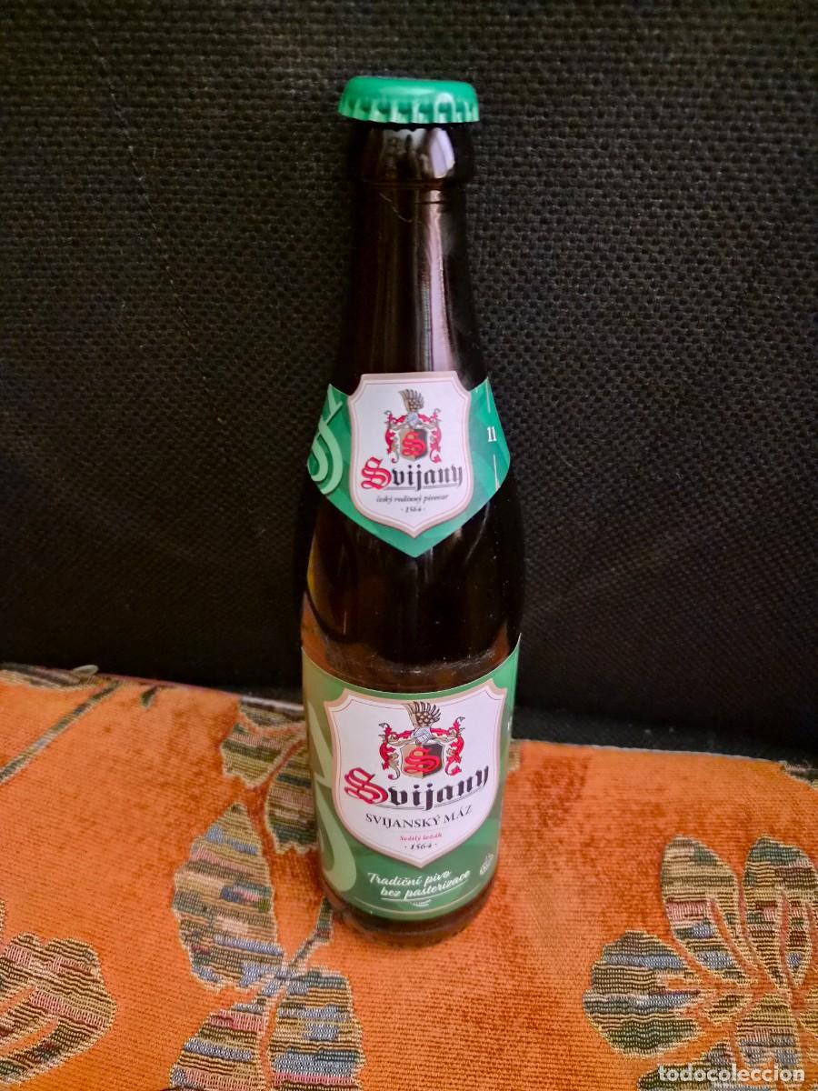 Coleccionismo de cervezas: BOTELLA CERVEZA VACIA SVIJANY 11 - REP. CHECA