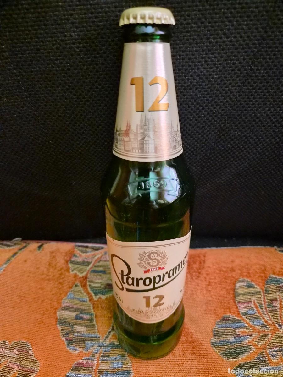 Coleccionismo de cervezas: BOTELLA CERVEZA VACIA STAROPRAMEN 12 - REP. CHECA