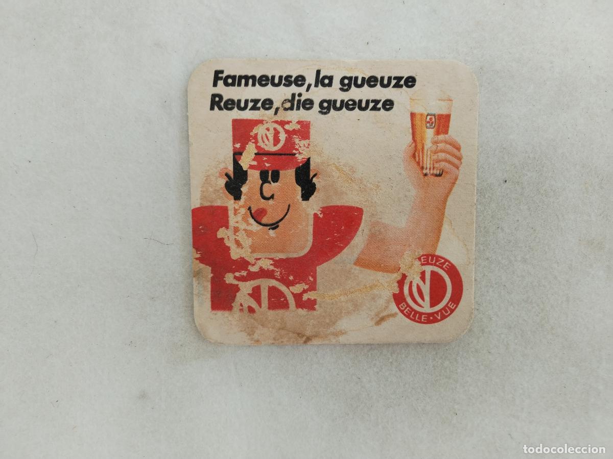 Coleccionismo de cervezas: posavasos cerveza belga belle -vue. - c189
